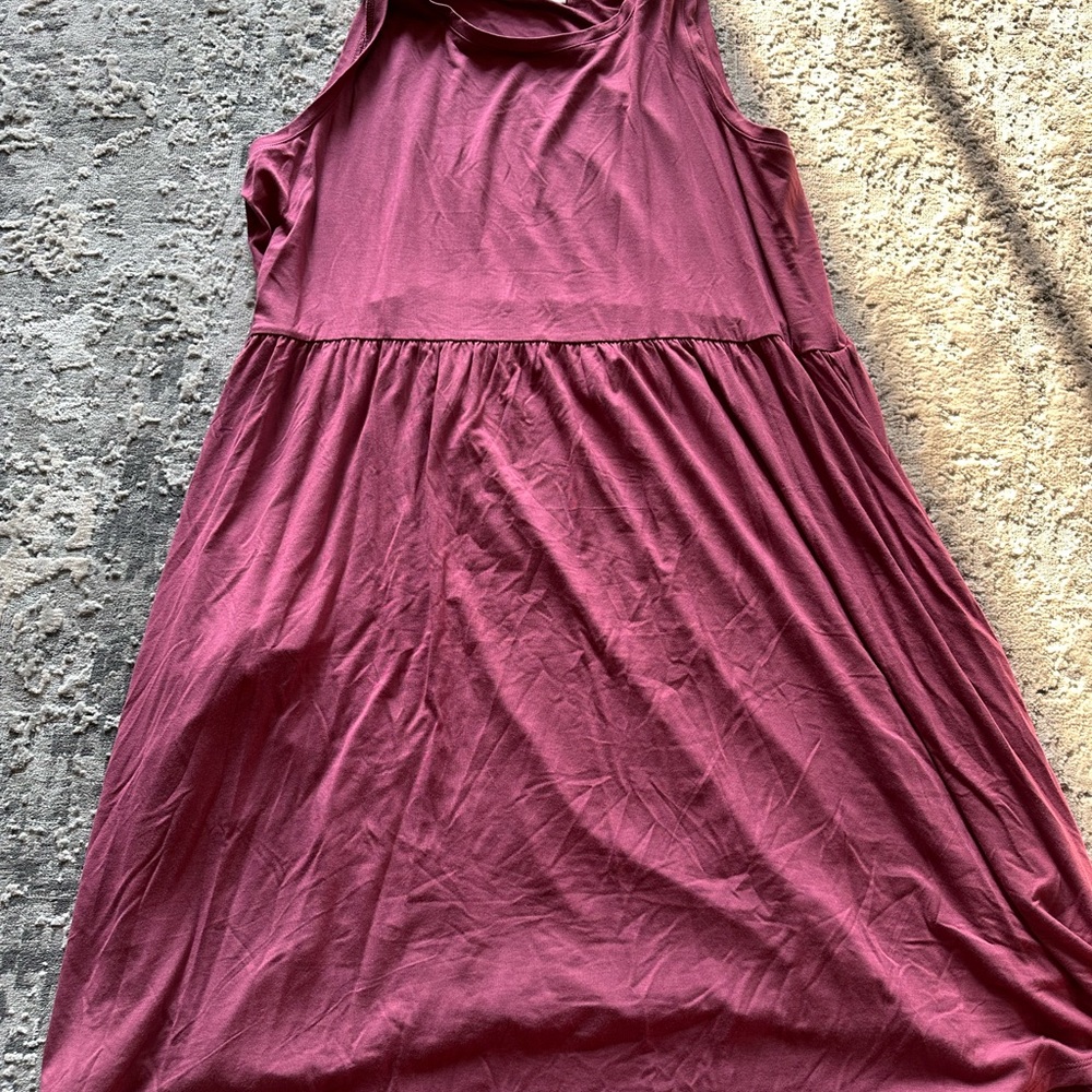 Maurices Burgundy Midi Dress